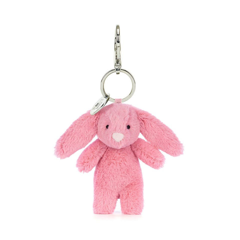 Bashful Pink Bunny Bag Charm