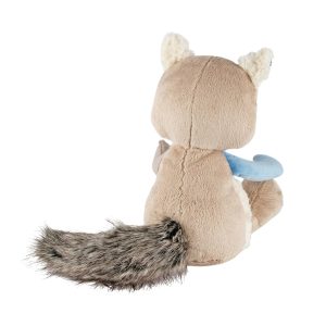 Patchwork Raccoon Plush Toy